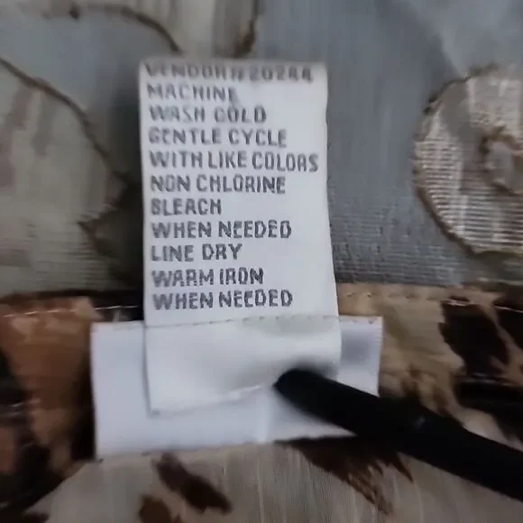 Vintage Spiegel Double Ruffle Neckline Long Sleeved Leopard Print Blouse - Picture 8 of 10